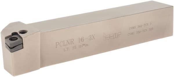 Iscar - PCLN, Right Hand Cut, 95° Lead Angle, 1" Shank Height x 1" Shank Width, Negative Rake Indexable Turning Toolholder - 6" OAL, CN.. Insert Compatibility, Series Isoturn - Industrial Tool & Supply