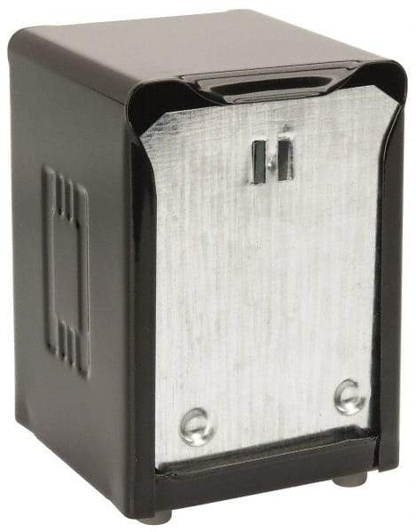San Jamar - 3-3/4 x 4 x 5-1/2, Napkin Dispenser - Tabletop Low Fold, Black - Industrial Tool & Supply