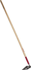 Razor-Back - 6" High x 9" Wide Square Steel Hoe - 66" Long Wood Straight Handle - Industrial Tool & Supply