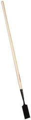 Razor-Back - 3-3/4 Inch Wide Blade x 6 Inch High Blade Sidewalk and Ice Scraper - 48 Inch Long Ash, Straight Handle - Industrial Tool & Supply