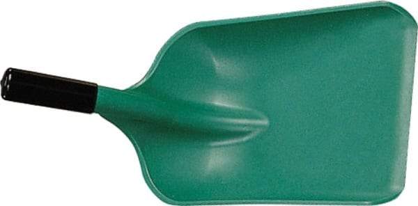 Remco - 18" High x 14" Wide Square Plastic Scoop - 40-1/2" Long Plastic D-Grip Handle - Industrial Tool & Supply