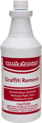 PRO-SOURCE - 32 oz Bottle Graffiti/Vandal Mark Remover - Removes Graffiti - Industrial Tool & Supply