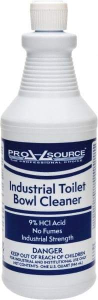 PRO-SOURCE - 1 qt Bottle Liquid Bathroom Cleaner - Mint Scent, Toilet Bowl - Industrial Tool & Supply