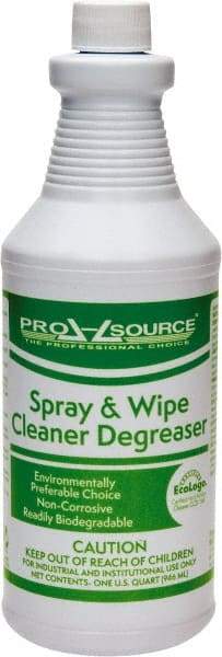 PRO-SOURCE - 32 oz Bottle Cleaner/Degreaser - Liquid, Butyl-Free, Fruit - Industrial Tool & Supply