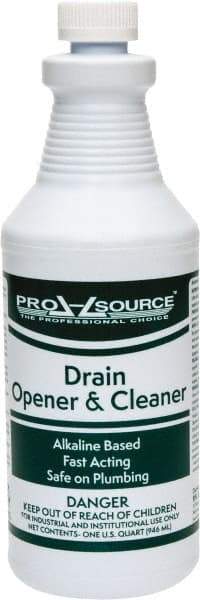 PRO-SOURCE - 32 oz Liquid Drain Opener - Unscented Scent - Industrial Tool & Supply