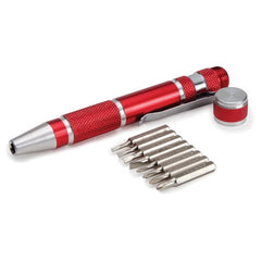 9 Piece SAE Precision Pocket Screwdriver Set - Industrial Tool & Supply