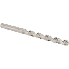 Guhring - 7/32" 118° Cobalt Jobber Drill - Bright Finish, Right Hand Cut, Spiral Flute, Straight Shank, 93mm OAL, Four Facet, Split Point - Industrial Tool & Supply