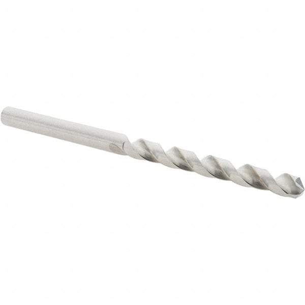 Guhring - #15 118° Cobalt Jobber Drill - Bright Finish, Right Hand Cut, Spiral Flute, Straight Shank, 80mm OAL, Four Facet, Split Point - Industrial Tool & Supply