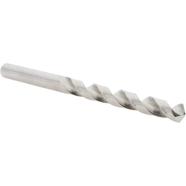 Guhring - 23/64" 118° Cobalt Jobber Drill - Bright Finish, Right Hand Cut, Spiral Flute, Straight Shank, 125mm OAL, Four Facet, Split Point - Industrial Tool & Supply
