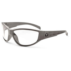 Njord Clear Lens Matte Gray Safety Glasses - Industrial Tool & Supply