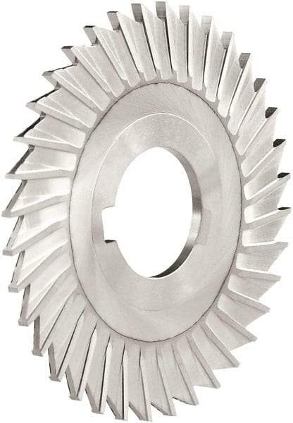 Keo - 5" Blade Diam x 1/4" Blade Thickness, 1" Hole, 40 Teeth, High Speed Steel Side Chip Saw - Straight Tooth, TiAlN, with Keyway - Industrial Tool & Supply