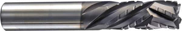 Niagara Cutter - 3/8" Cutting Diam x 1" Length of Cut, 5 Flute, Compression Spiral Router Bit - Diamond Coated, Right Hand Cut, Solid Carbide, 3" OAL x 3/8" Shank Diam, Chipbreaker, 30° Helix Angle - Industrial Tool & Supply