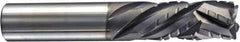 Niagara Cutter - 1/4" Cutting Diam x 3/4" Length of Cut, 5 Flute, Compression Spiral Router Bit - Diamond Coated, Right Hand Cut, Solid Carbide, 2-1/2" OAL x 1/4" Shank Diam, Chipbreaker, 30° Helix Angle - Industrial Tool & Supply