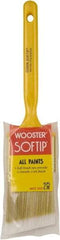 Wooster Brush - 2" Synthetic Sash Brush - 2-3/16" Bristle Length, Plastic Handle - Industrial Tool & Supply