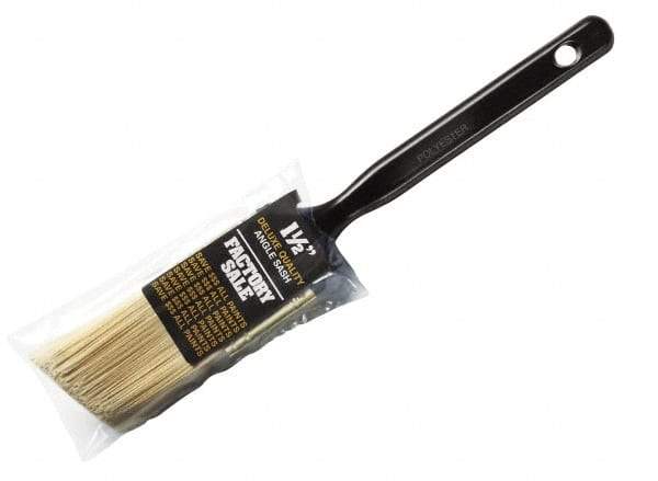 Wooster Brush - 1-1/2" Synthetic General Purpose Paint Brush - 2-7/16" Bristle Length, Plastic Handle - Industrial Tool & Supply