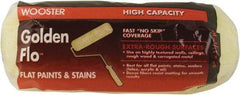 Wooster Brush - 1-1/4" Nap, 9" Wide Paint General Purpose Roller Cover - Extra-Rough Texture, Fabric - Industrial Tool & Supply