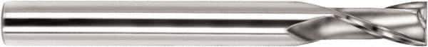 SGS - 18mm, 40mm LOC, 20mm Shank Diam, 130mm OAL, 2 Flute, Solid Carbide Square End Mill - Single End, TiCN Finish, Spiral Flute, 30° Helix, Centercutting, Right Hand Cut, Right Hand Flute, Series 59M - Industrial Tool & Supply