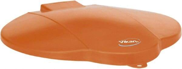 Vikan - 3 Gal Polypropylene Pail Lid - Orange, For Use with 5692 - Industrial Tool & Supply