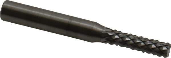 OSG - 3/16" Diam, 5/8" LOC, Burr End, Solid Carbide Diamond Pattern Router Bit - Right Hand Cut, 2" OAL, 1/4" Shank Diam, Use on Fiberglass - Industrial Tool & Supply