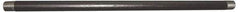 Value Collection - Schedule 80, 1/4" Diam x 72" Long Black Pipe Nipple - Threaded - Industrial Tool & Supply