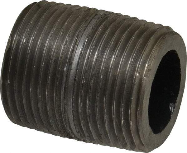 Value Collection - Schedule 160, 1" Diam Black Pipe Nipple - Threaded - Industrial Tool & Supply
