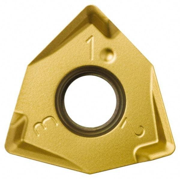 Seco - XNEX080616 MD15 Grade T350M Carbide Milling Insert - TiCN/Al2O3 Finish, 1/4" Thick, 0.491" Inscribed Circle, 1/16" Corner Radius - Industrial Tool & Supply