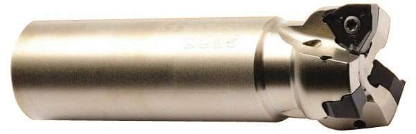 Seco - 40mm Cut Diam, 7.5mm Max Depth of Cut, 32mm Shank Diam, 120mm OAL, Indexable Square Shoulder End Mill - XNEX 0806.. Inserts, Weldon Shank, 90° Lead Angle, Through Coolant, Series Square 6 - Industrial Tool & Supply