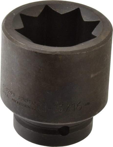Proto - 1" Drive 1-13/16" Impact Socket - 4 Points, 3-1/2" OAL - Industrial Tool & Supply