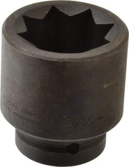 Proto - 1" Drive 1-13/16" Impact Socket - 4 Points, 3-1/2" OAL - Industrial Tool & Supply