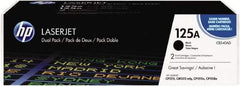 Hewlett-Packard - Black Toner Cartridge - Use with HP Color LaserJet CM1312nfi mfp, CP1215, CP1515n, CP1518ni - Industrial Tool & Supply