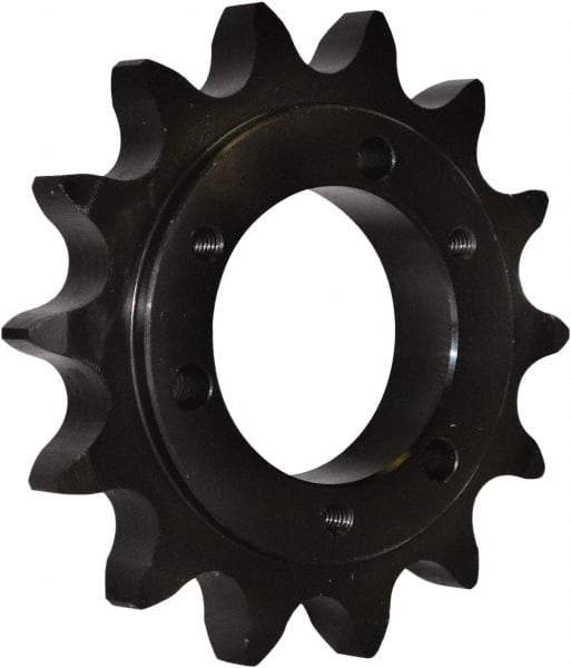 U.S. Tsubaki - 23 Teeth, 5/8" Chain Pitch, Chain Size 50, QD Sprocket - 2" Bore Diam, 4.92" Outside Diam - Industrial Tool & Supply