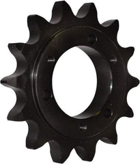 U.S. Tsubaki - 17 Teeth, 1/2" Chain Pitch, Chain Size 40, QD Sprocket - 1-1/4" Bore Diam, 2.98" Outside Diam - Industrial Tool & Supply