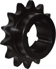 U.S. Tsubaki - 24 Teeth, 1/2" Chain Pitch, Chain Size 40, Taper Lock Sprocket - 1-11/16" Bore Diam, 4.098" Outside Diam - Industrial Tool & Supply