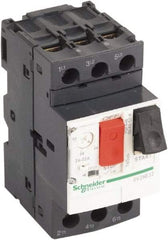 Schneider Electric - 32 Amp, 690 VAC at 50/60 Hz, 3 Pole, Bolt On, Clip Motor Circuit Breaker - Thermal Magnetic Trip, Multiple Breaking Capacity Ratings, 78mm Deep x 89mm High x 45mm Wide - Industrial Tool & Supply