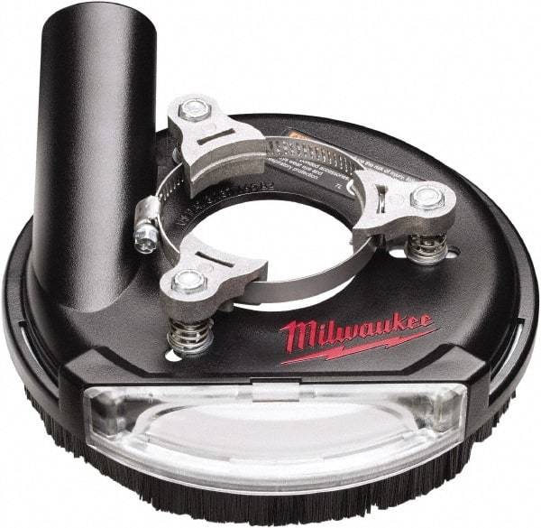 Milwaukee Tool - 4 & 5" Diam Grinder Dust Shroud - For Use with Sanders/Grinders - Industrial Tool & Supply
