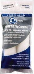 Premier Paint Roller - 3/8" Nap, 4" Wide Paint Mini Roller Covers - Semi-Smooth Texture, Woven - Industrial Tool & Supply