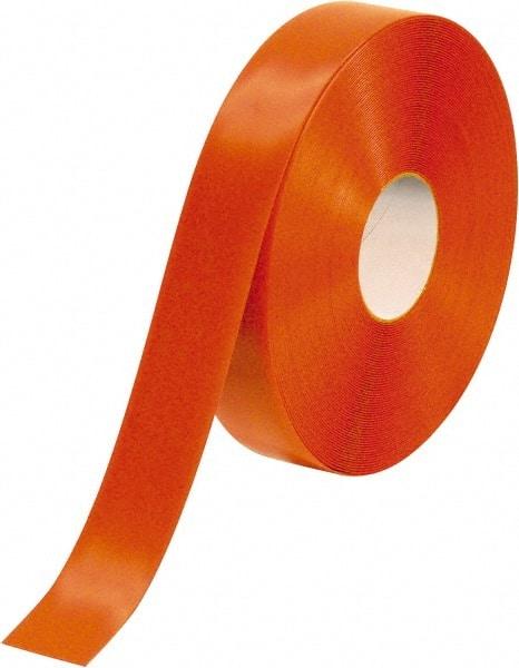 PRO-SAFE - Orange Solid Color PVC Tape - 2" Wide x 100' Long x 50 mil Thick, General Traffic - Industrial Tool & Supply