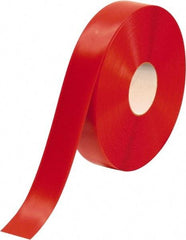 PRO-SAFE - Red Solid Color PVC Tape - 2" Wide x 100' Long x 50 mil Thick, General Traffic - Industrial Tool & Supply