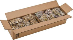Value Collection - 2,275 Piece Steel Hex Head Cap Screws - 1/4 to 5/8 Thread, Grade 5 - Industrial Tool & Supply