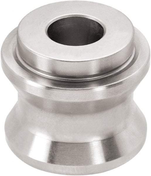 Jergens - Hardened Steel & Stainless Steel Clamp Cylinder Pressure Point - For ZPS, 37/64" High x 37/64" Wide - Industrial Tool & Supply