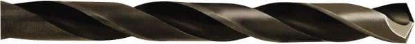 Irwin - 9/32" 135° High Speed Steel Jobber Drill - Oxide Finish, Spiral Flute, Straight Shank, 4-1/4" OAL, Split Point - Industrial Tool & Supply
