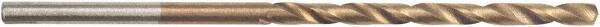 Irwin - 5/64" 135° High Speed Steel Jobber Drill - TiN Finish, Spiral Flute, Straight Shank, 2" OAL, Split Point - Industrial Tool & Supply