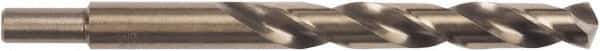 Irwin - 27/64" 135° High Speed Steel Jobber Drill - Oxide Finish, Spiral Flute, Straight Shank, 5-3/8" OAL, Split Point - Industrial Tool & Supply