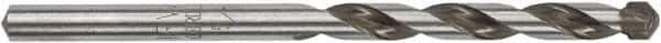 Irwin - 5/16" 135° Carbide-Tipped Jobber Drill - Oxide Finish, Spiral Flute, Straight Shank, 4-3/4" OAL, Split Point - Industrial Tool & Supply