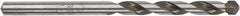 Irwin - 5/16" 135° Carbide-Tipped Jobber Drill - Oxide Finish, Spiral Flute, Straight Shank, 4-3/4" OAL, Split Point - Industrial Tool & Supply