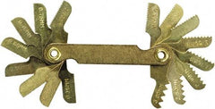 Irwin - 18 Leaf Screw Pitch Gage - Industrial Tool & Supply
