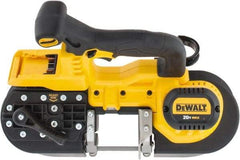 DeWALT - 20 Volt, 32-7/8" Blade, 740 SFPM Cordless Portable Bandsaw - 2-1/2" (Round) & 2-1/2 x 2-1/2" (Rectangle) Cutting Capacity, Lithium-Ion Battery Not Included - Industrial Tool & Supply
