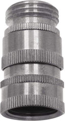 SANI-LAV - 3/4 GHT Garden Hose Quick Disconnect - Stainless Steel, Female Hose to Male Hose Connector - Industrial Tool & Supply