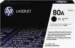 Hewlett-Packard - Black Toner Cartridge - Use with HP LaserJet Pro 400 M401, 400 MFP M425 - Industrial Tool & Supply