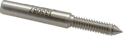 GF Gage - #5-40, Class 2B, 3B, Single End Plug Thread Go Gage - Hardened Tool Steel, Size 00 Handle Not Included - Industrial Tool & Supply